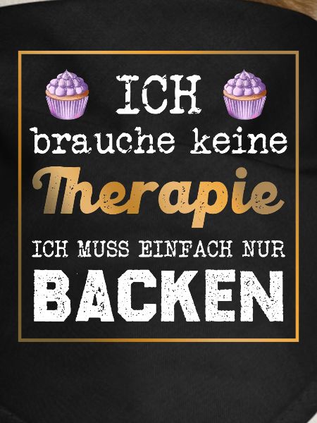 Baking instead of therapy saying