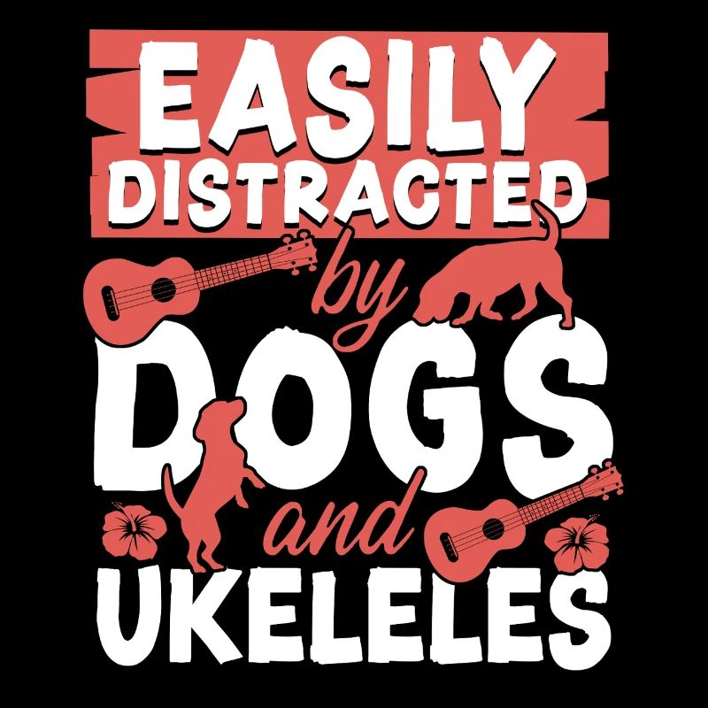 Hawaiian Ukulele Uke Dog Easily