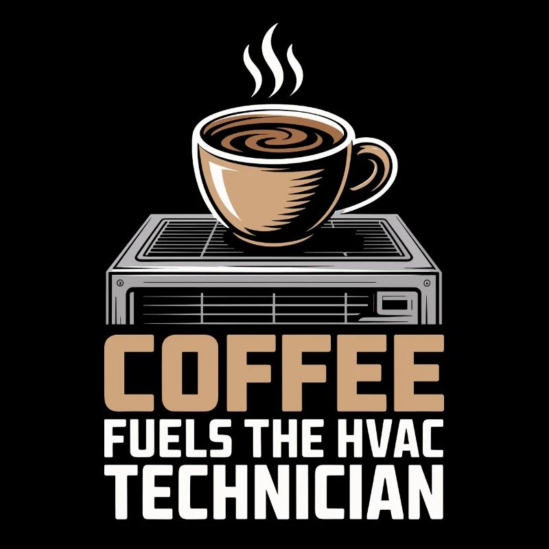 Kaffee Liebender HVAC Techniker Geschenk Arbeiter