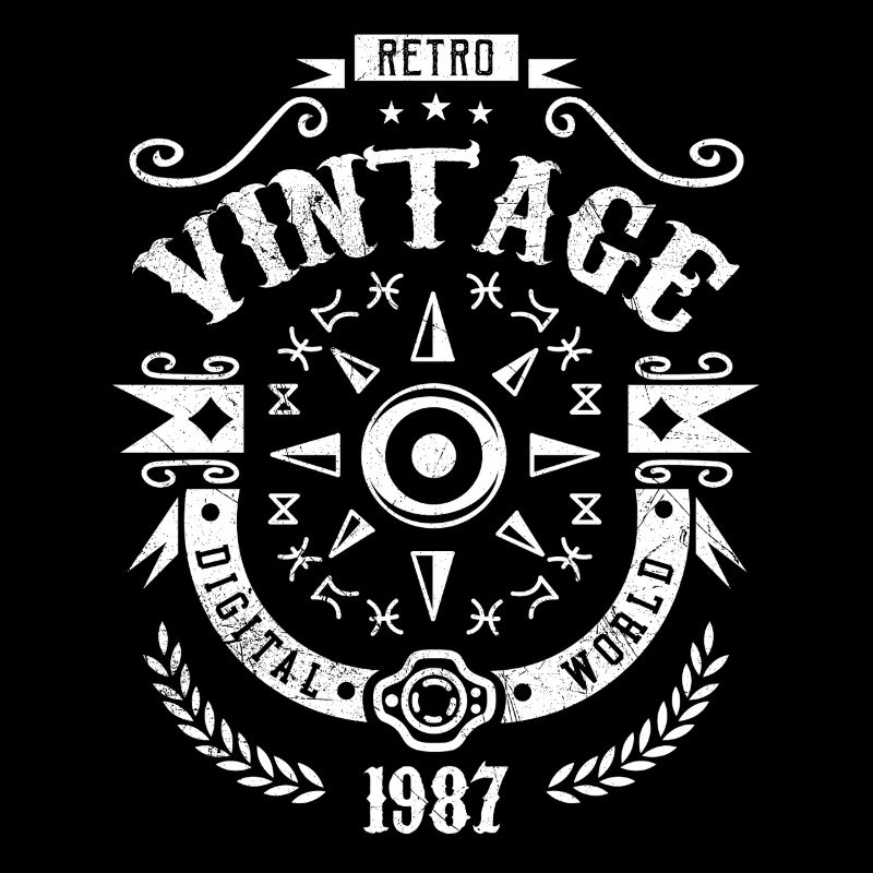 Vintage 1987 Année de naissance originale 1987