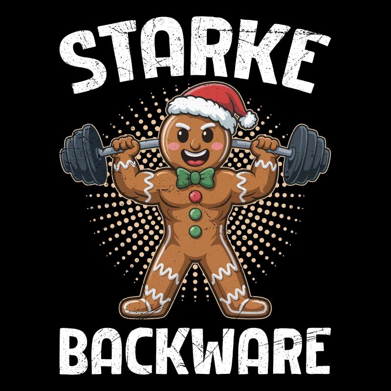 Gingerbread Man STARKE BACKWARE Funny