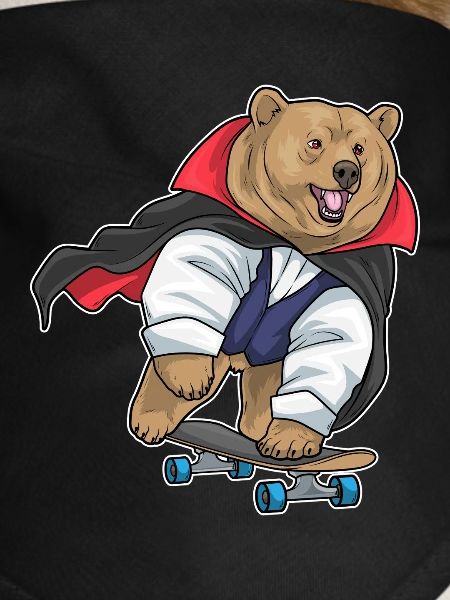 Bear Halloween Skateboard