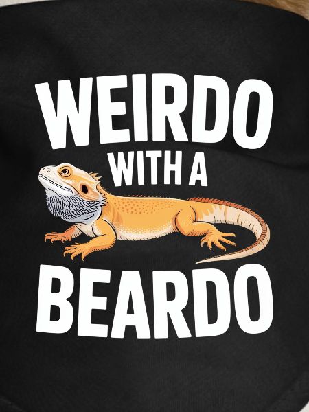 Beardo Lizard Caption Tee