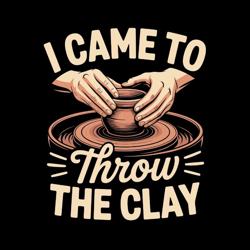 Pottery Addict Clay Art Creative Motif
