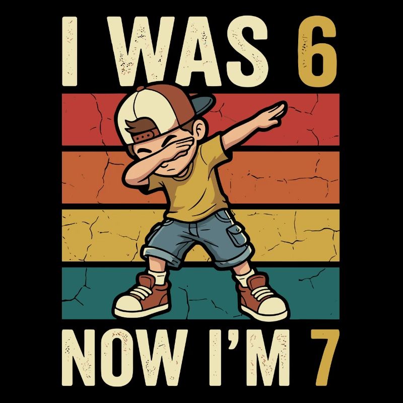 7e anniversaire, garçon de 7 ans, j’avais 6 ans maintenant dans 7 ans