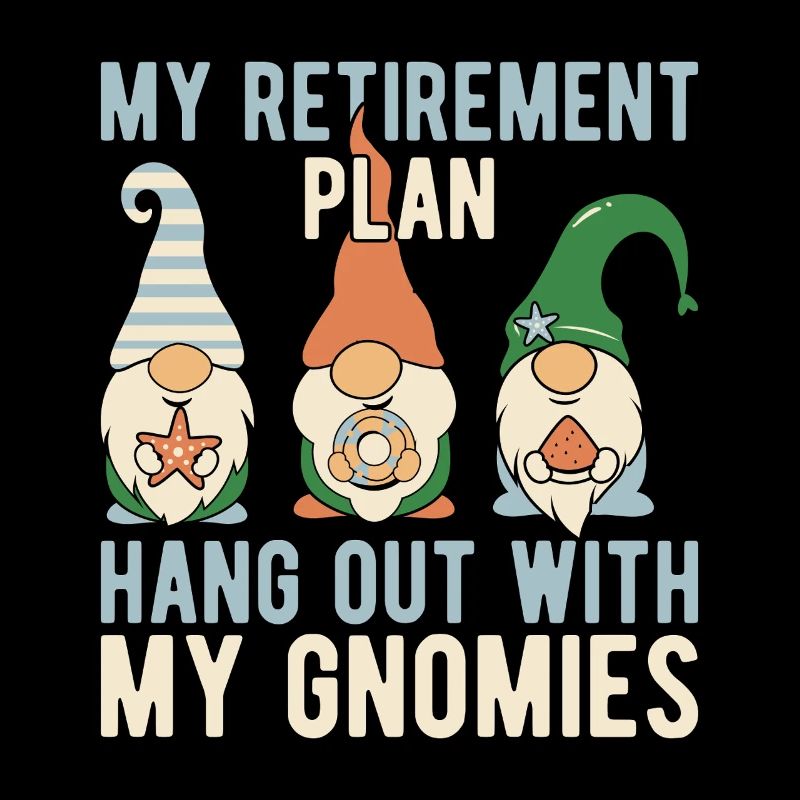 Costume de gnome de jardin : mon plan : traîner avec des gnomes