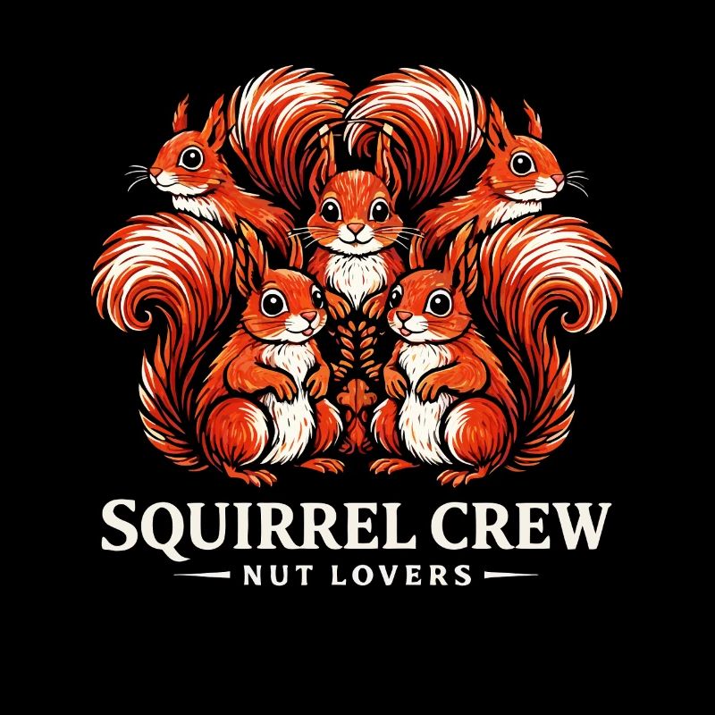 Squirrel Crew - Nut Lovers Eichhörnchen Gang