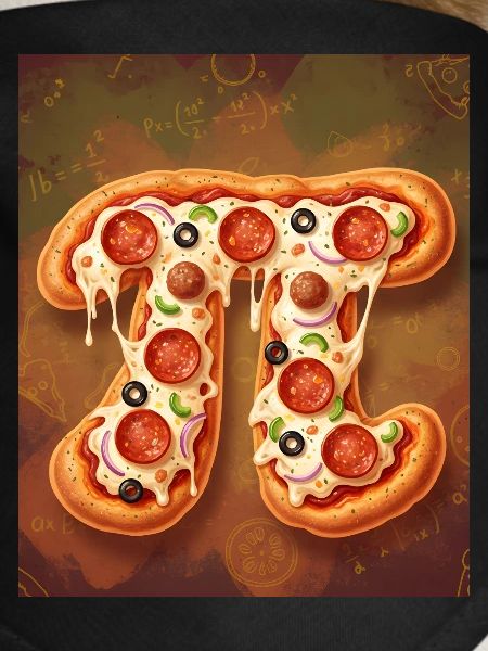 Pi Shape Pizza
