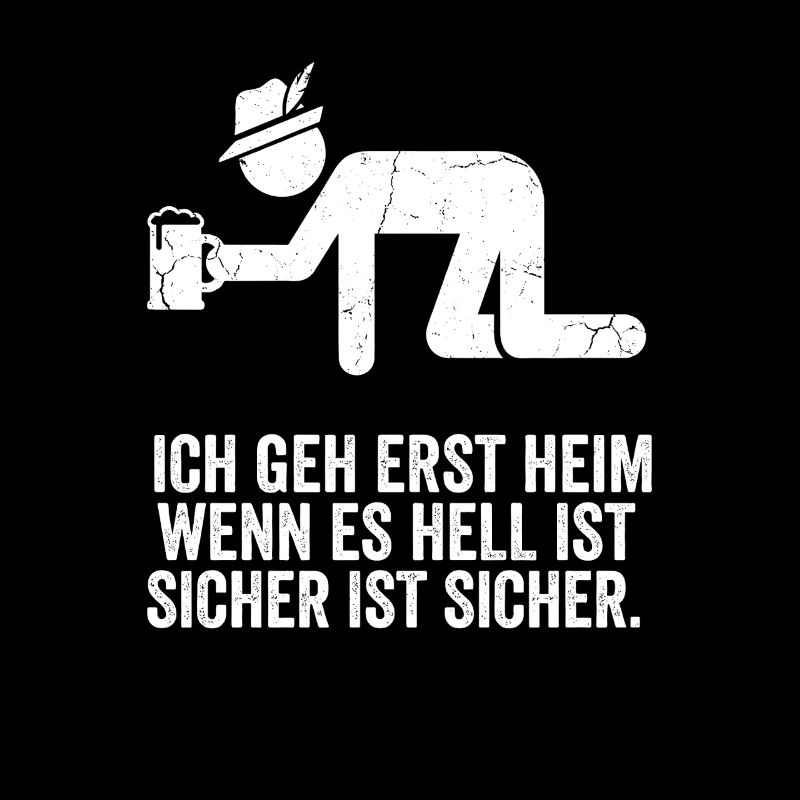 Sicher ist sicher (Bier-Motiv)