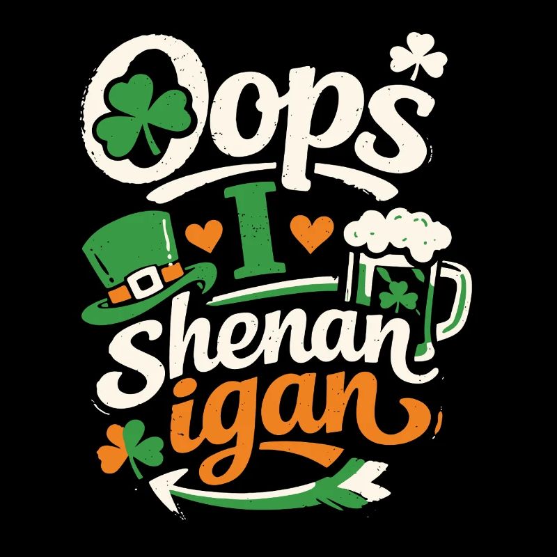 Oups, je fais des bêtises Jeu de mots de la Saint-Patrick