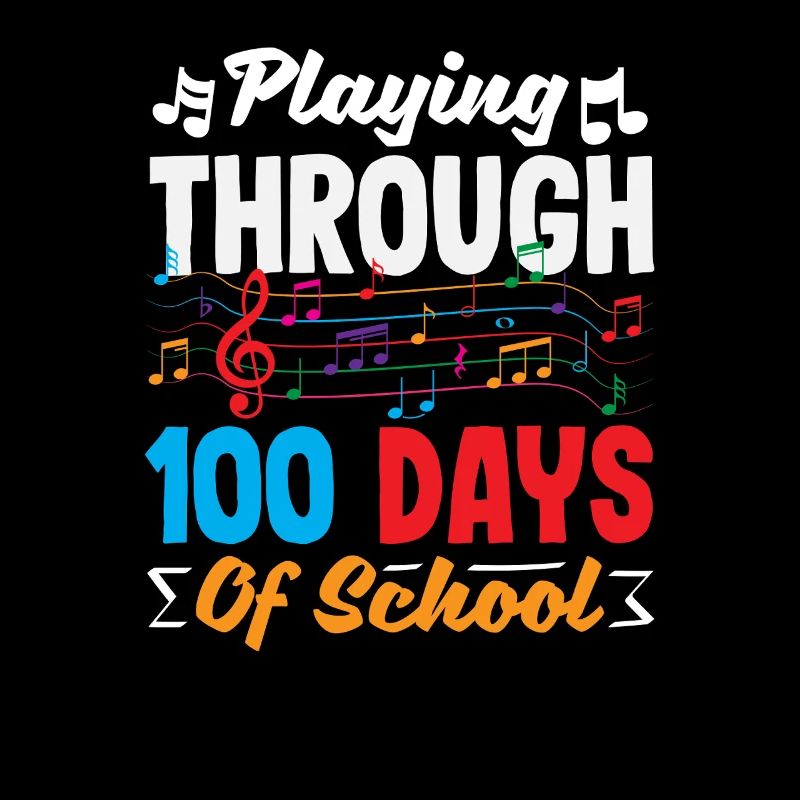 Conception de partitions musicales à l’école 100 Days