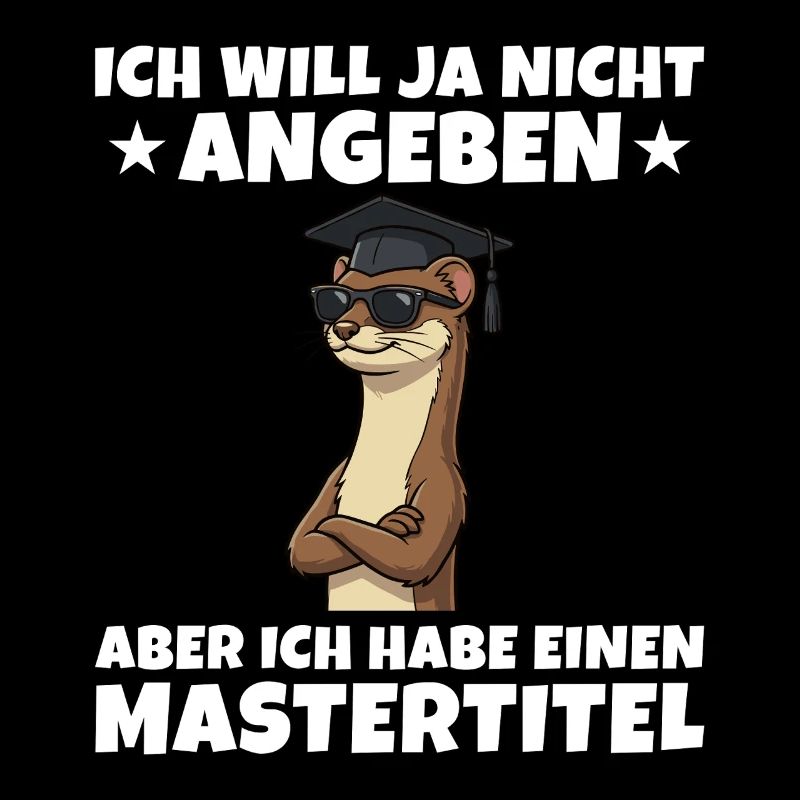 Mastertitel geschafft Wiesel Studium Abschluss