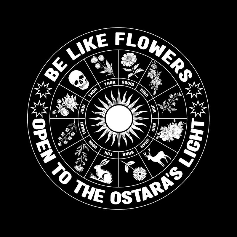 Be Like Flowers Pagan Easter Ostara Light