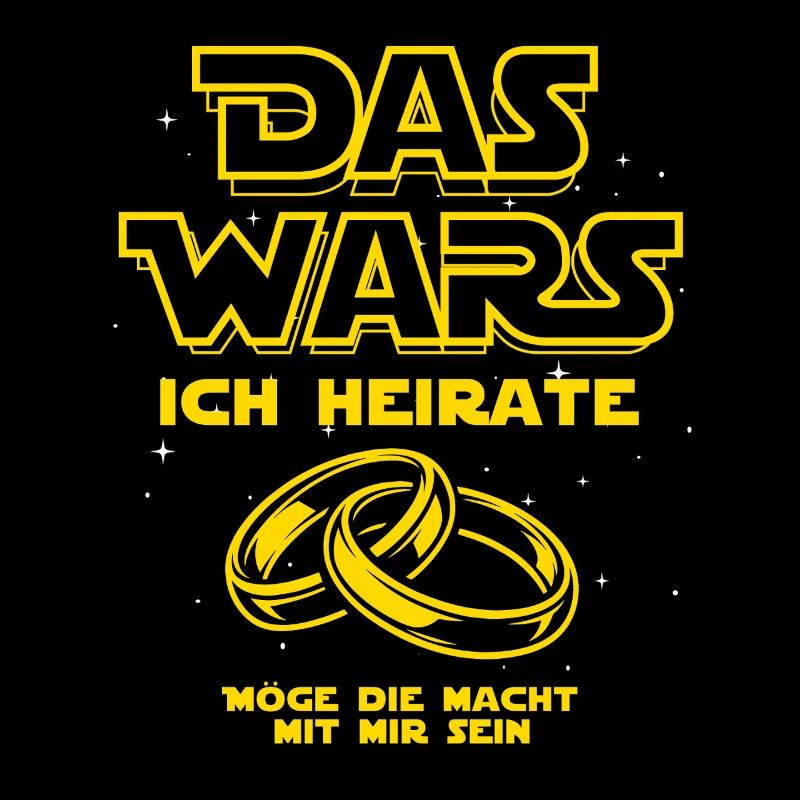 JGA Das Wars. Ich heirate - Eheringe