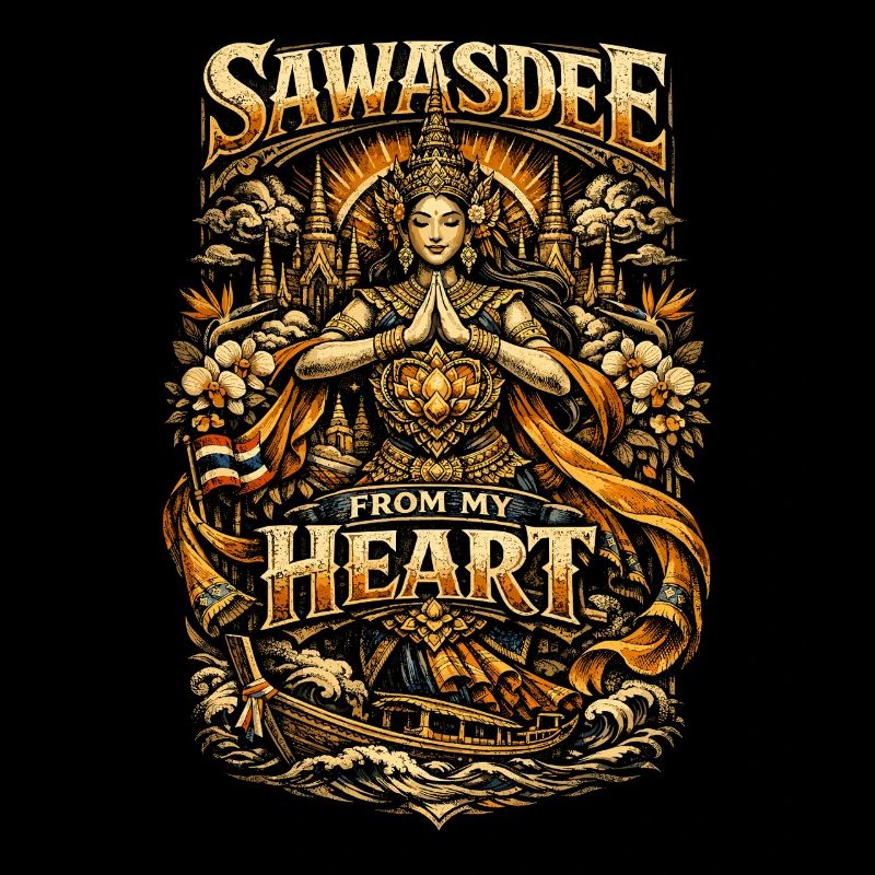 Thailand Thai Pride Sawasdee From My Heart
