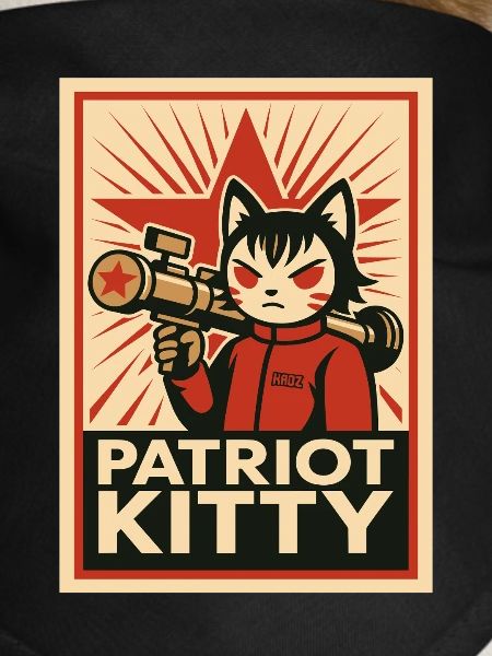 Patriot Kitty Rocket Art