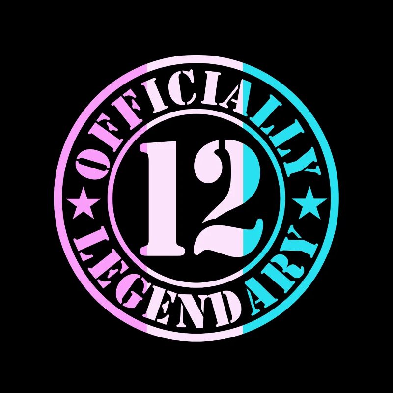 12. Geburtstag Junge Mädchen Legende Level 12