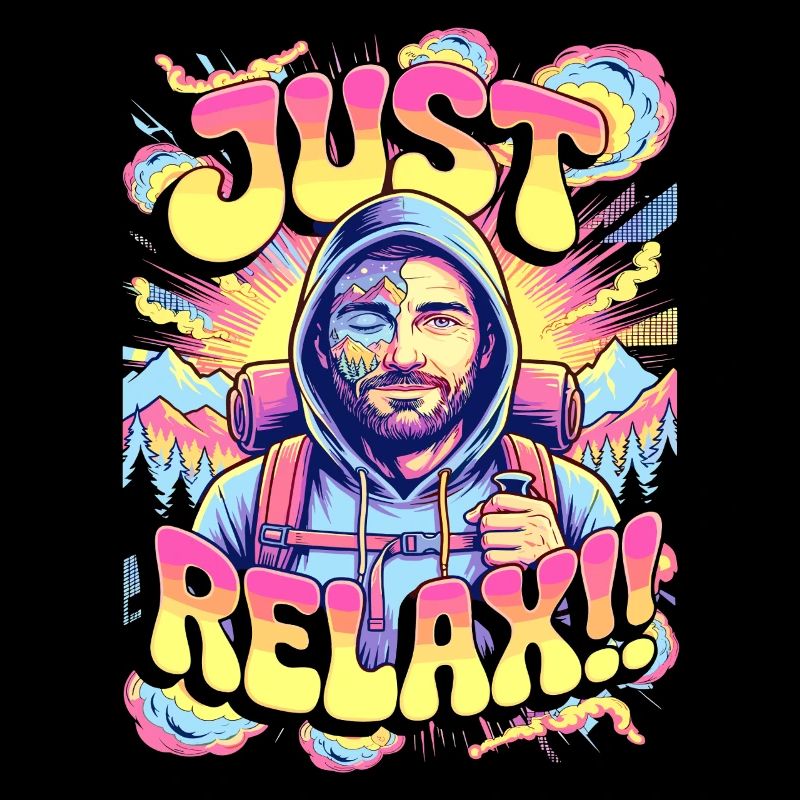 Wanderer Just Relax Berg Abenteuer