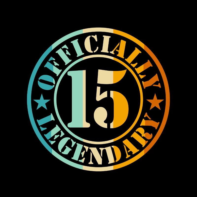 15. Geburtstag Junge Mädchen Legende Level 15