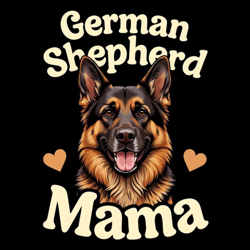 German Shepherd Mama Schäferhund Geschenk