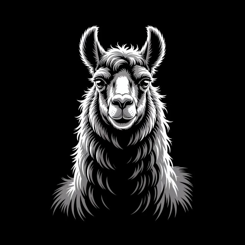 Portrait de lama