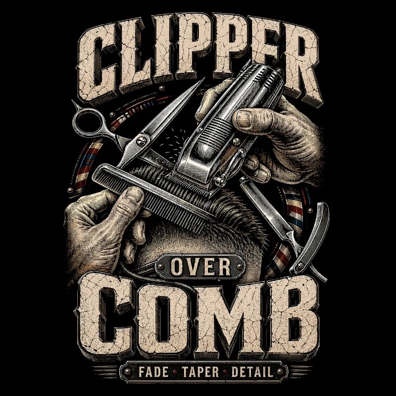 Barber Barbier Clipper Over Comb