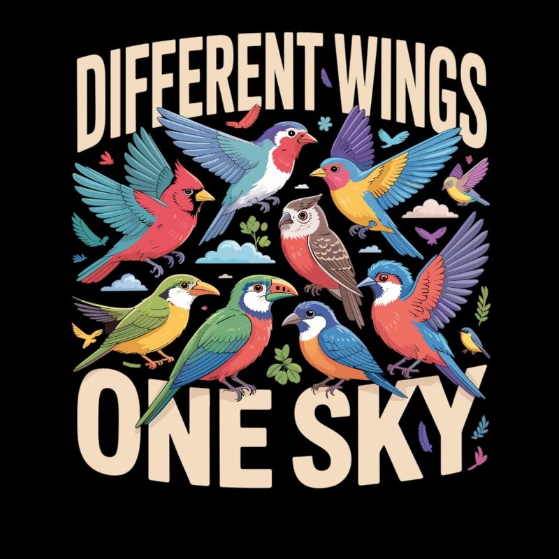 Different Wings One Sky Vogel