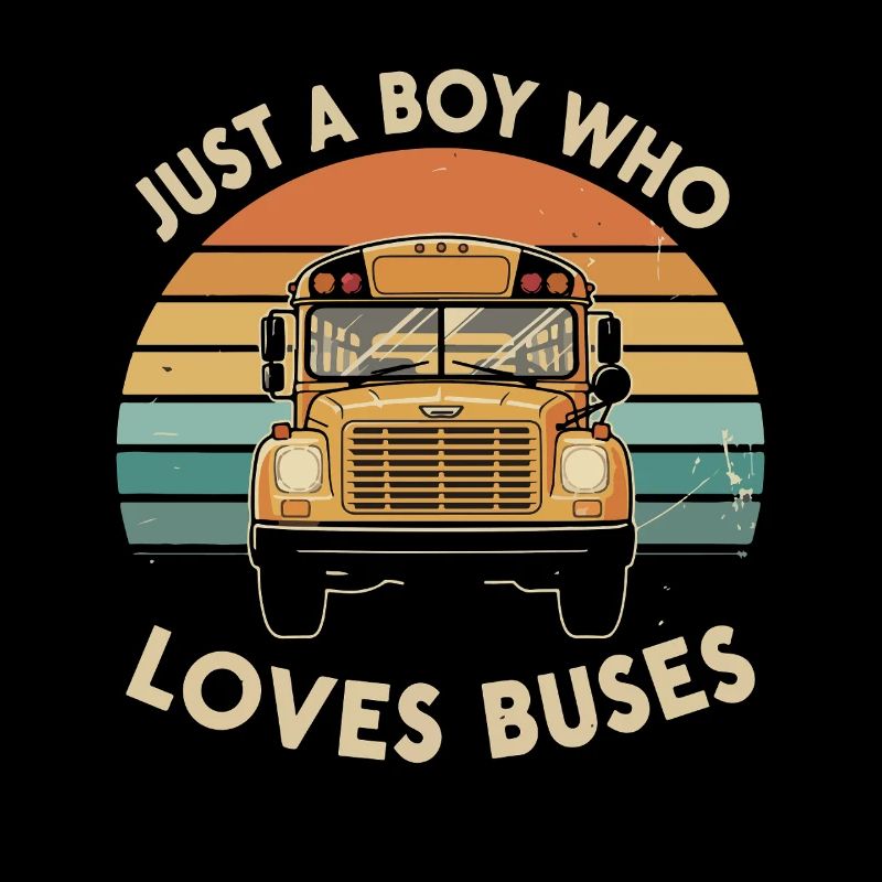 Nur ein Junge liebt Busse