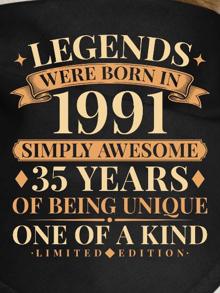 Jahrgang 1991 Simply Awesome 35th Birthday