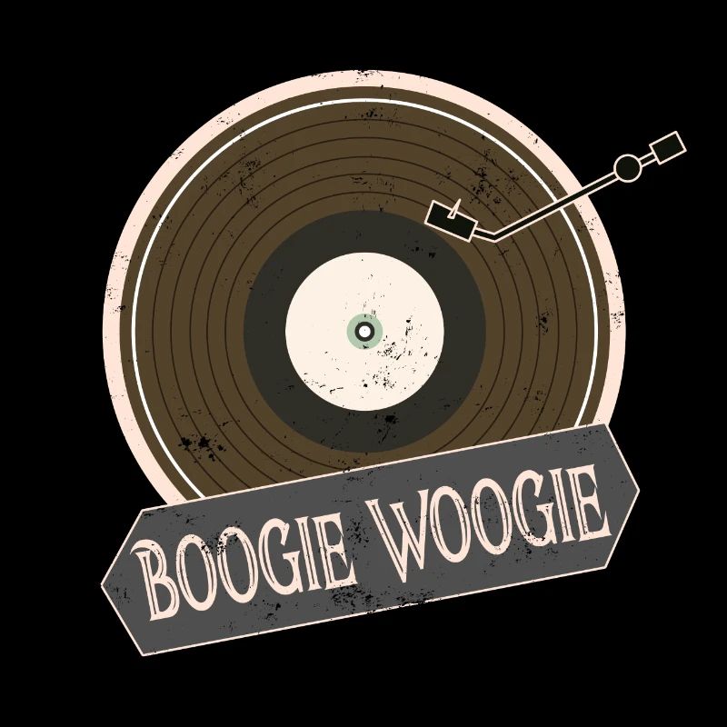 Boogie Woogie vintage turntable gift
