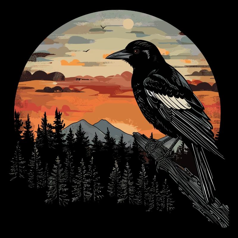 Pie oiseau Oiseau Oiseau Oiseau Vol