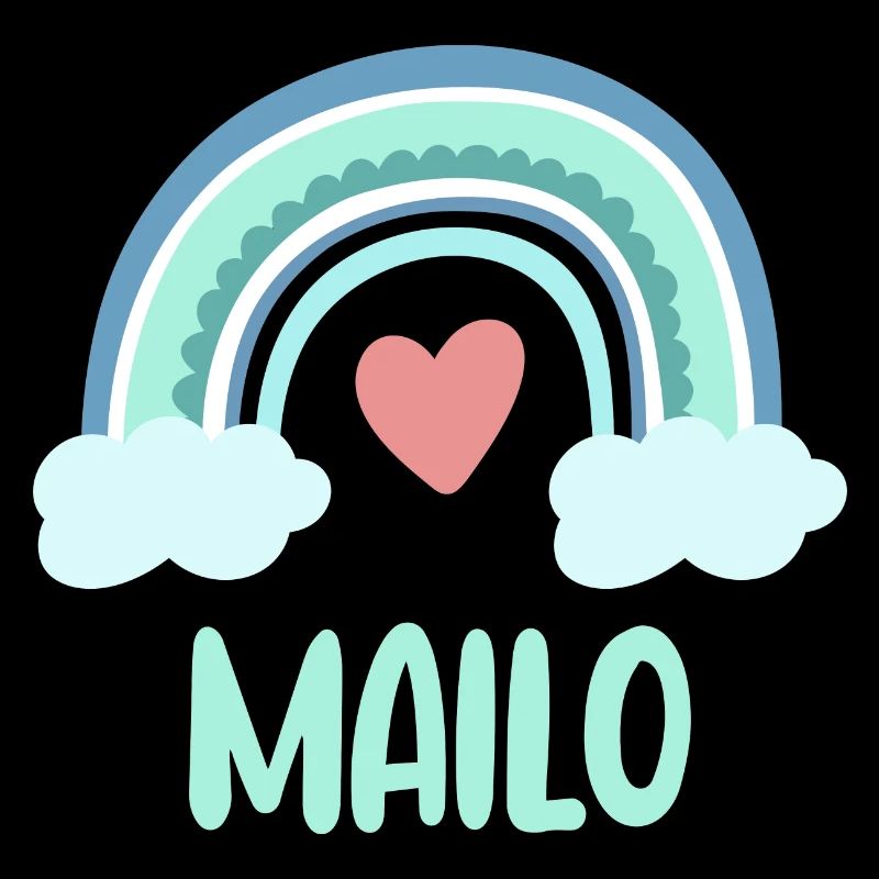Mailo Name Rainbow Baby