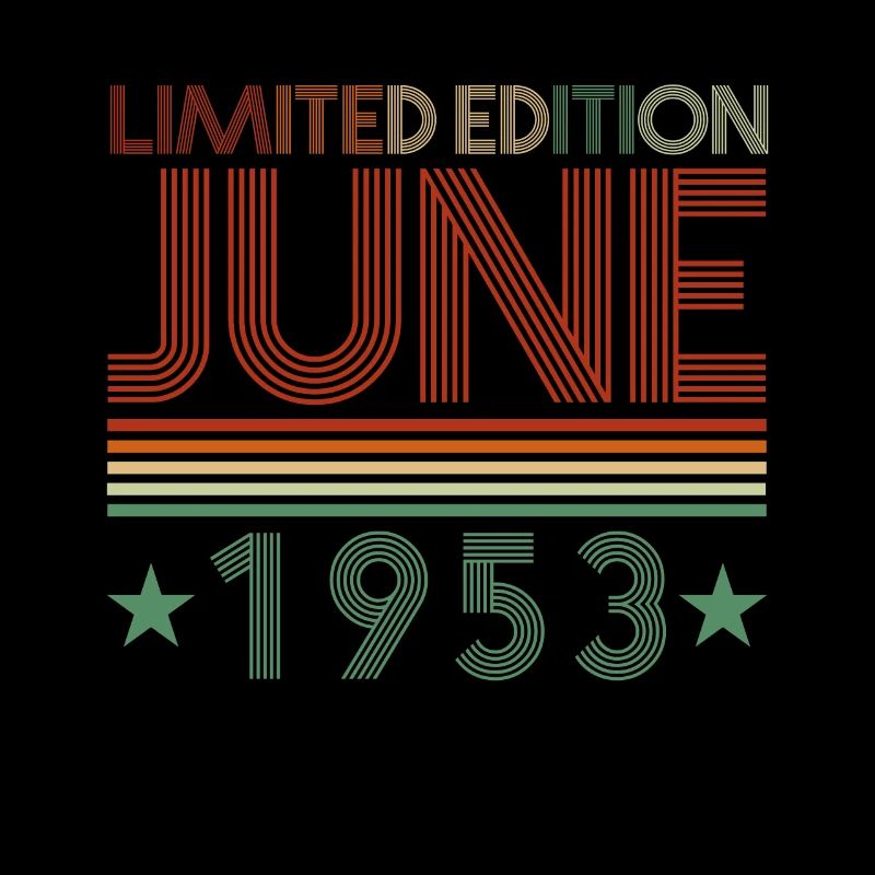 69th birthday June born 1953 Gift idea