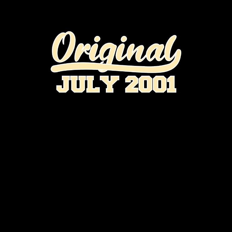 21. Geburtstag Juli Jahrgang 2001 Geschenkidee