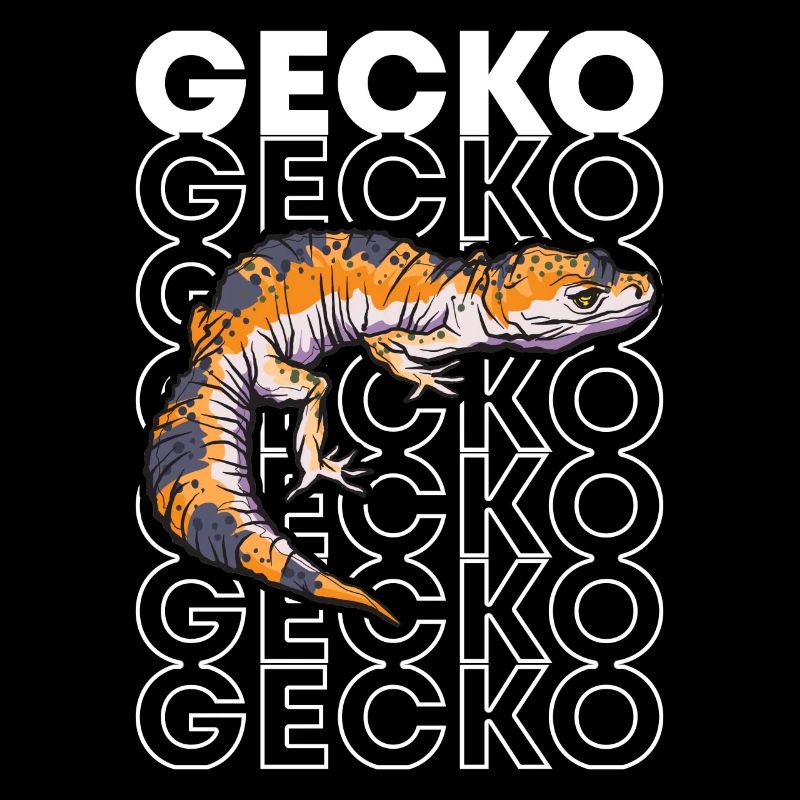 Leopard Gecko 80's Style Reptile Keeper Gecko