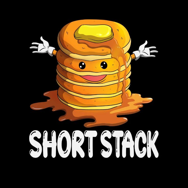 Kids Pancake Short Stack Drôle de tenue de petit déjeuner