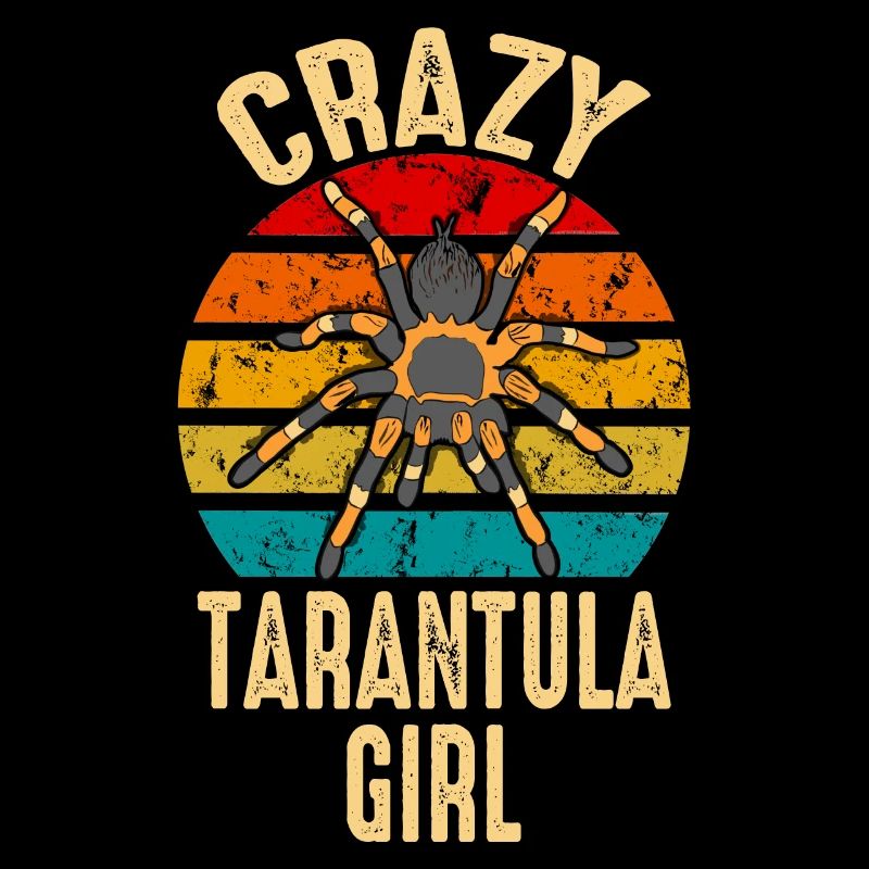 Verrückte Tarantel Mädchen Haustier Spinne Spinne