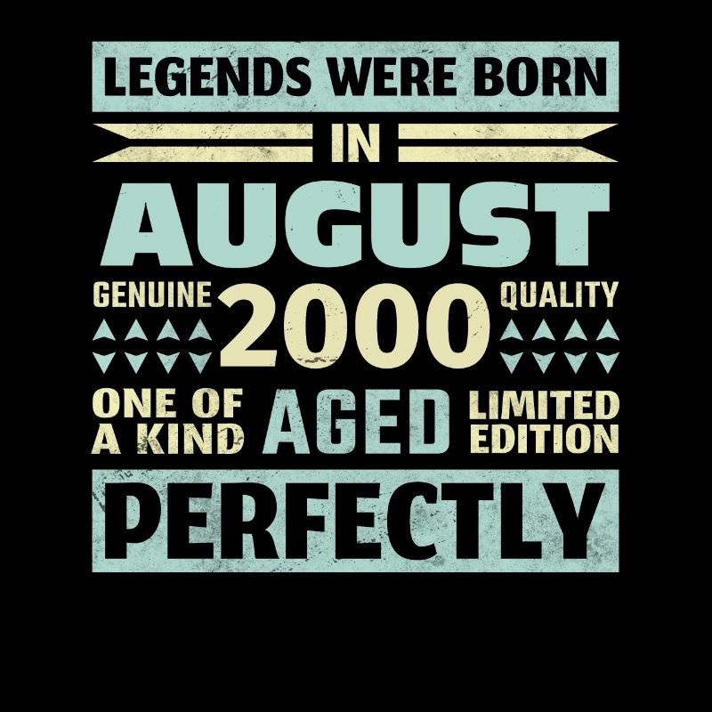 23rd Birthday August Vintage 2000 Vintage