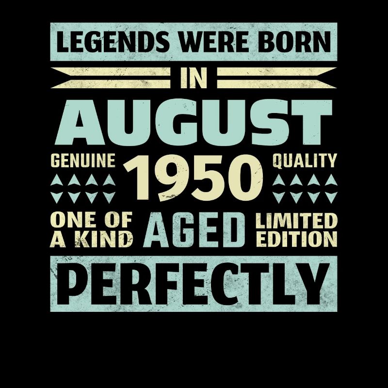 73rd Birthday August Vintage 1950 Vintage
