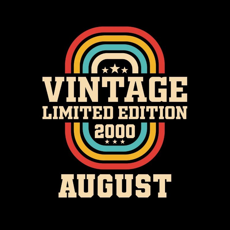 23rd Birthday August Vintage 2000 Vintage