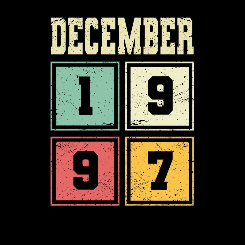 26e anniversaire Décembre Millésime 1997 Millésime