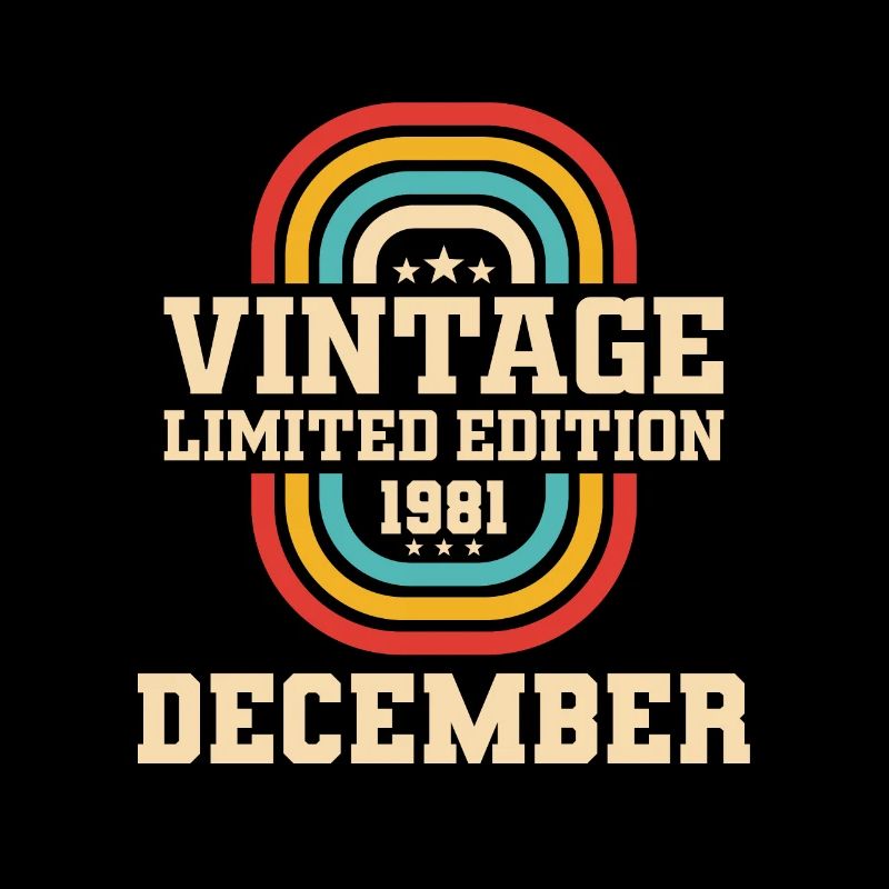 42e anniversaire décembre millésime 1981 millésime