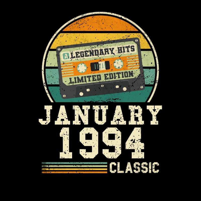 30th Birthday January Vintage 1994 Gift Idea
