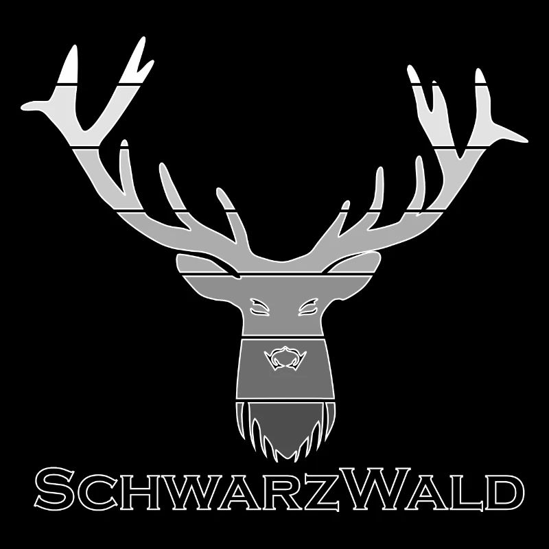 Schwarzwald Hirsch - Multi grey