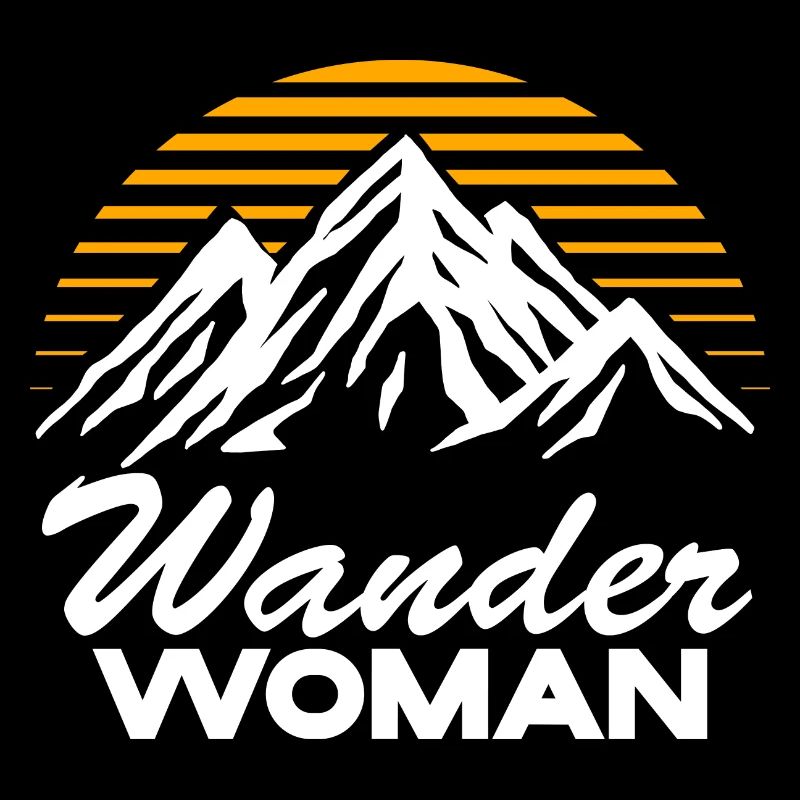 Wander Woman Berge Wanderer Wandern Geschenk