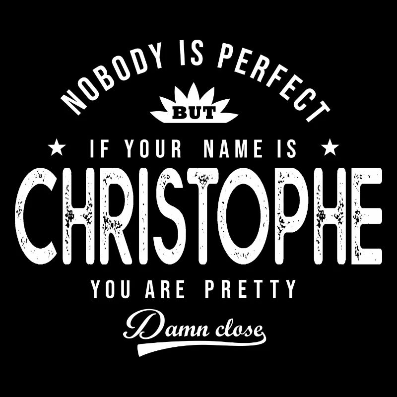 Christophe personalized gift first name christophe