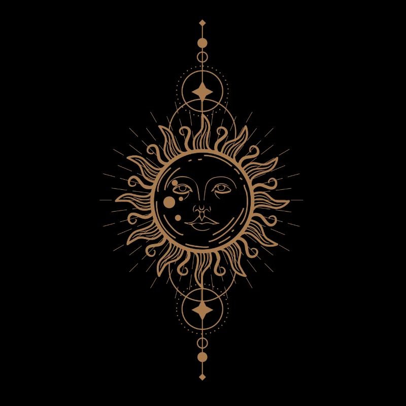 Boho Sonne & Boho Mond Himmlisch