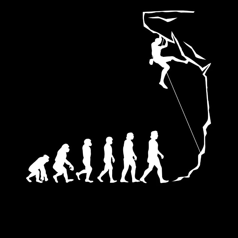 Evolution of climbing, bouldering, mountaineering