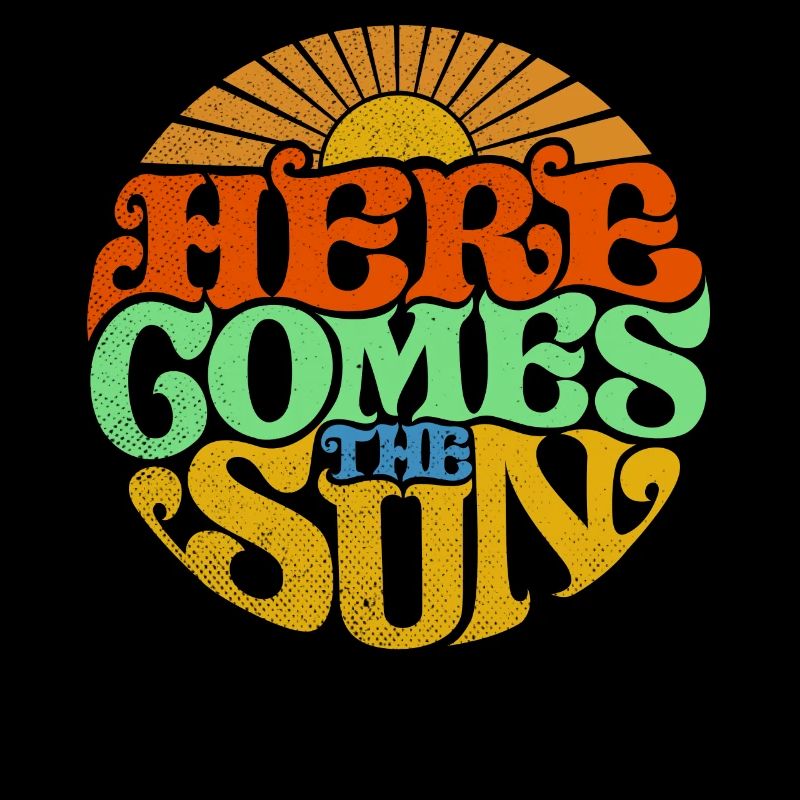 Here comes the sun, retro 70s