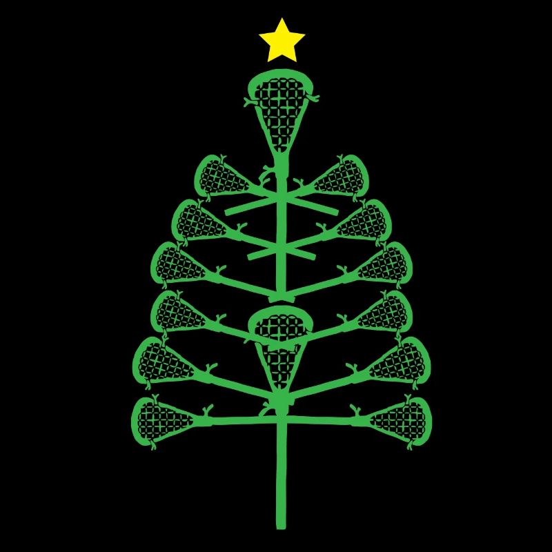 Lacrosse Weihnachtsbaum - Lacrosse Player